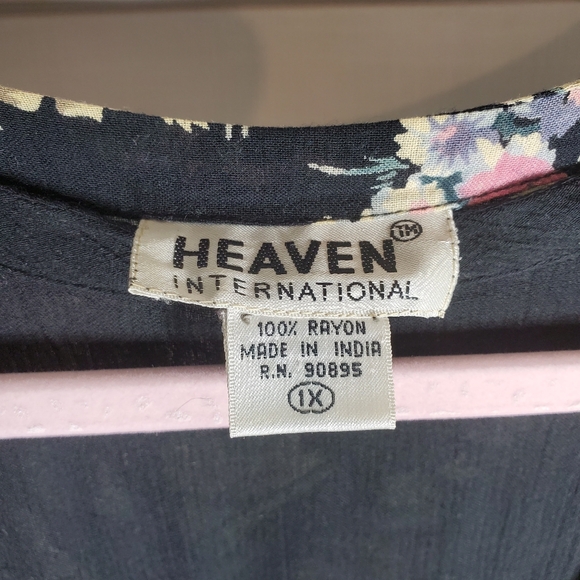 Vingtage Plus Size Cottagecore Fairy Grunge Whimsigoth Dress 1X See Measurements - Picture 6 of 13